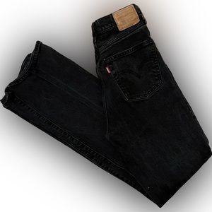 Levi’s Ribcage Denim Bootcut Size 27 Black